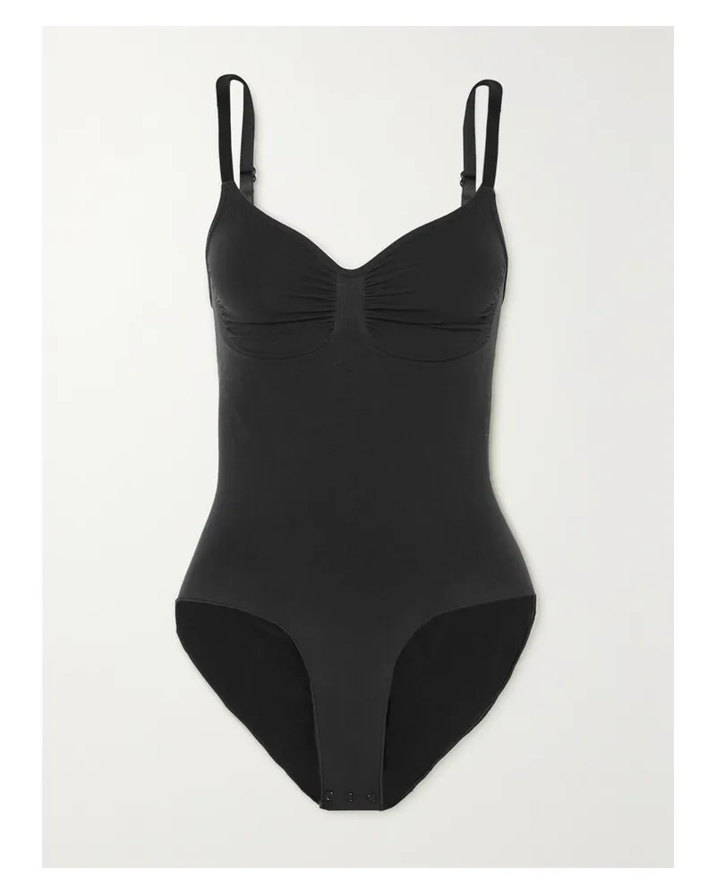 SKIMS Seamless Sculpt Brief Bodysuit – Onyx – Body - Schwarz Schwarz