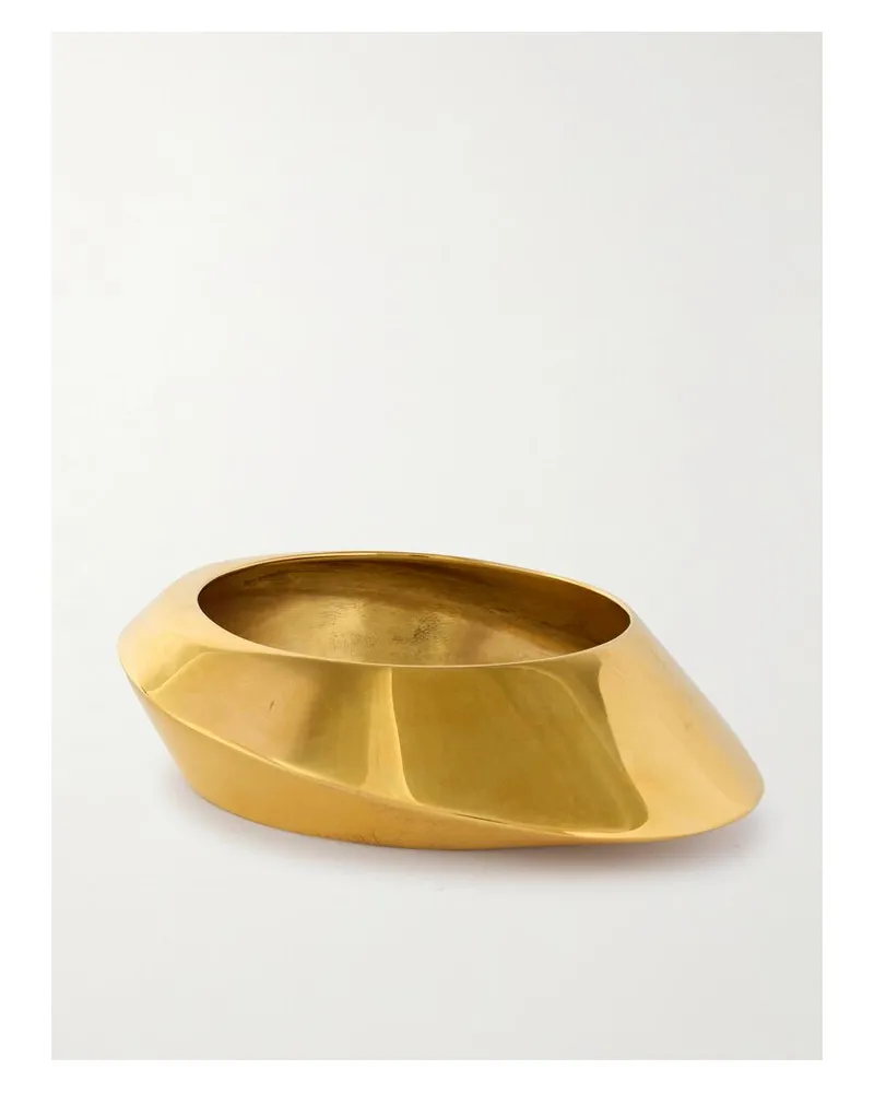 Saint Laurent Goldfarbener Armreif Gold