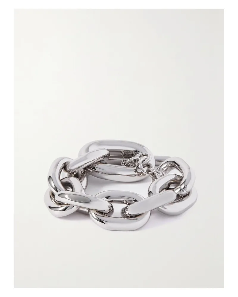 Paco Rabanne Xl Silberfarbenes Armband Silber