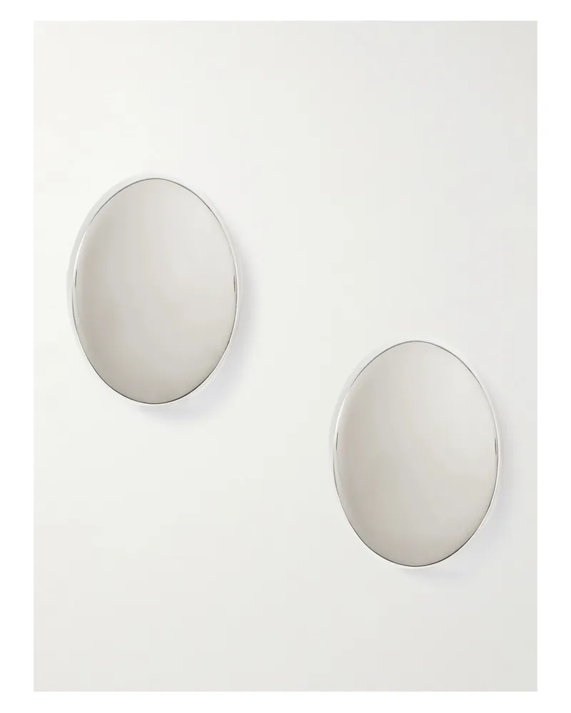 Isabel Marant Ory Silberfarbene Ohrringe Silber