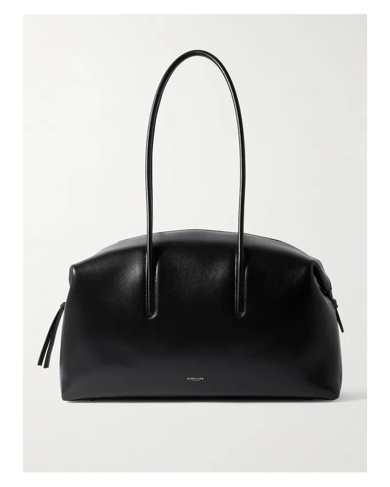 DeMELLIER The Stockholm Textured-leather Tote Bag - Black Black