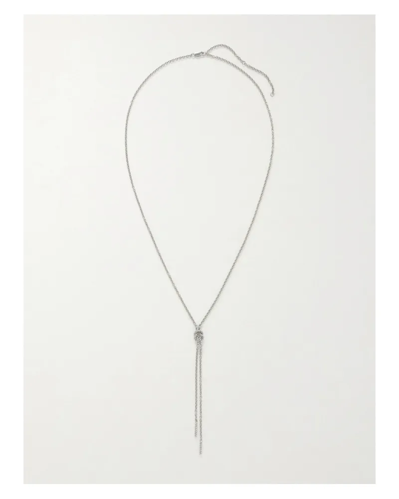 Totême Rhodium-plated Necklace - Silver Silver