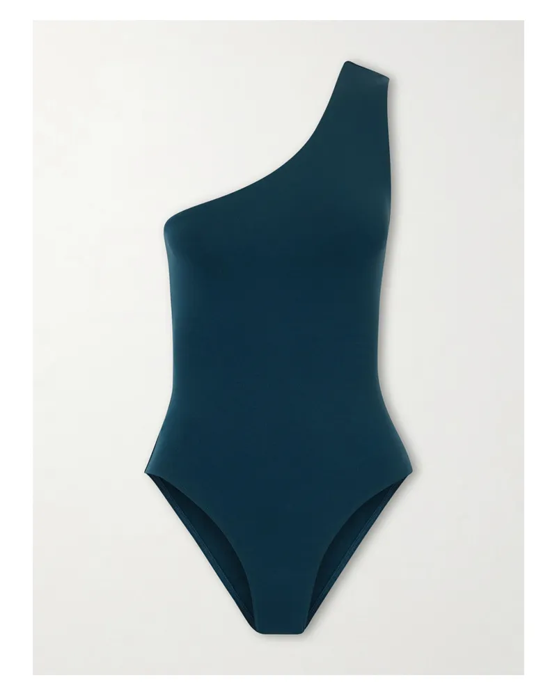 Eres Les Essentiels Effigie One-shoulder Swimsuit - Blue Blue