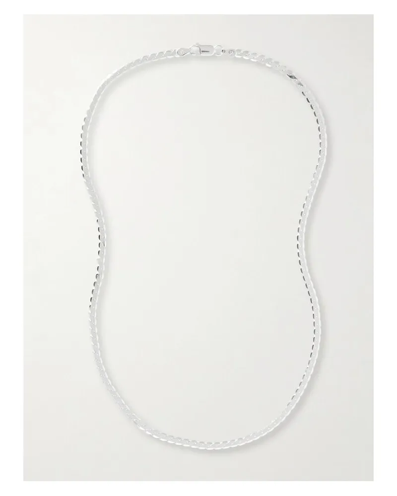 Loren Stewart Serpentine Kette Aus Sterlingsilber Silber