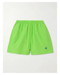 Tory Sport Shorts aus Shell in Knitteroptik Grün