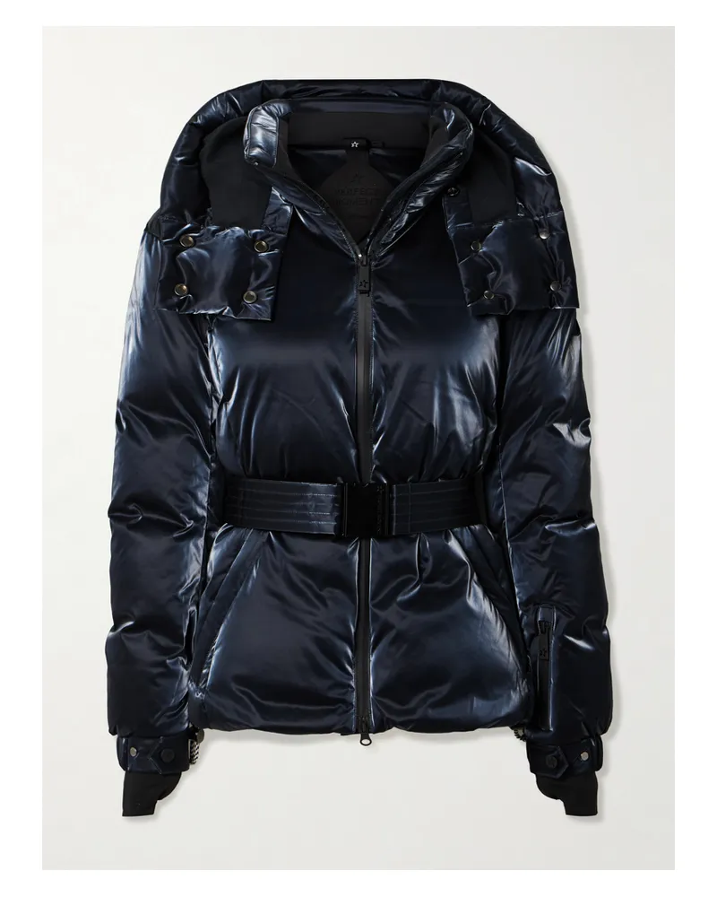 Perfect Moment Johnnie Walker Candice Gesteppte Ski-jacke Mit Daunenfüllung Und Gürtel - Blau Blau