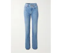 Nico Mid-rise Straight-leg Jeans - Blue