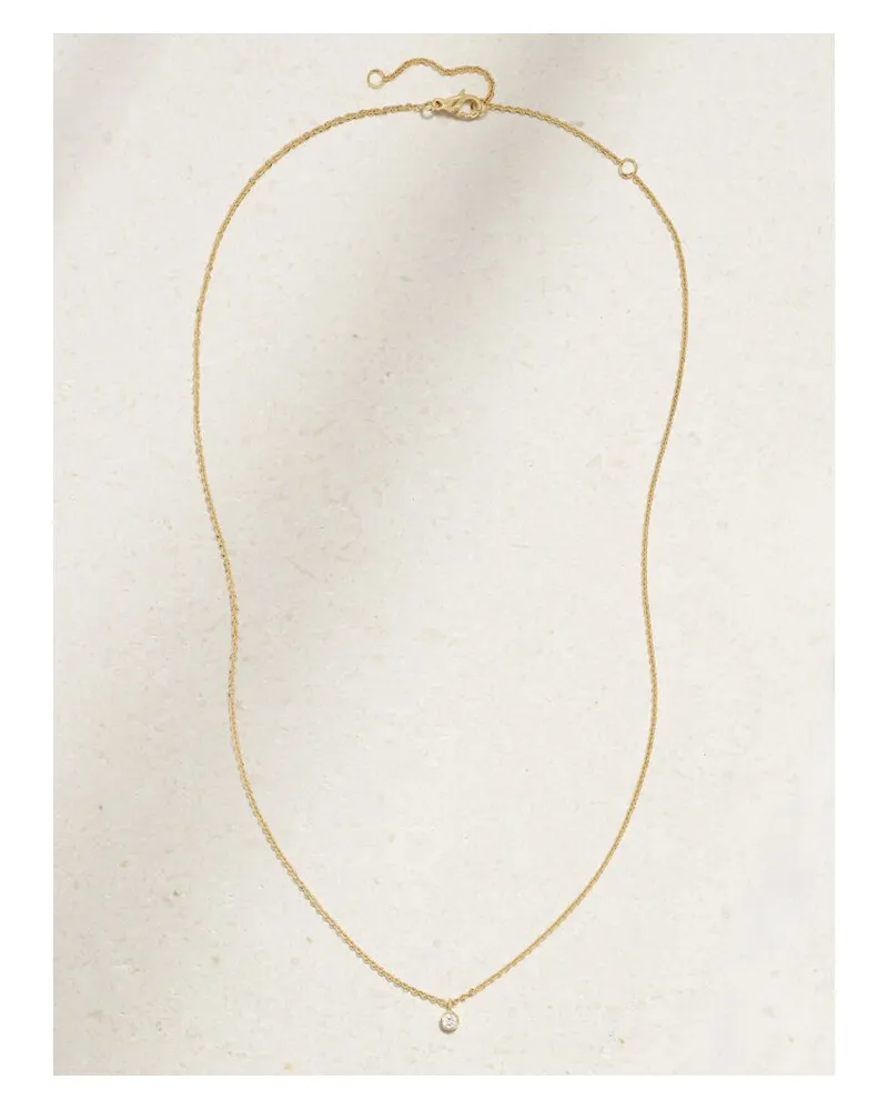 De Beers My First De Beers Clea Kette Aus 18 Karat Gold Mit Diamant Gold