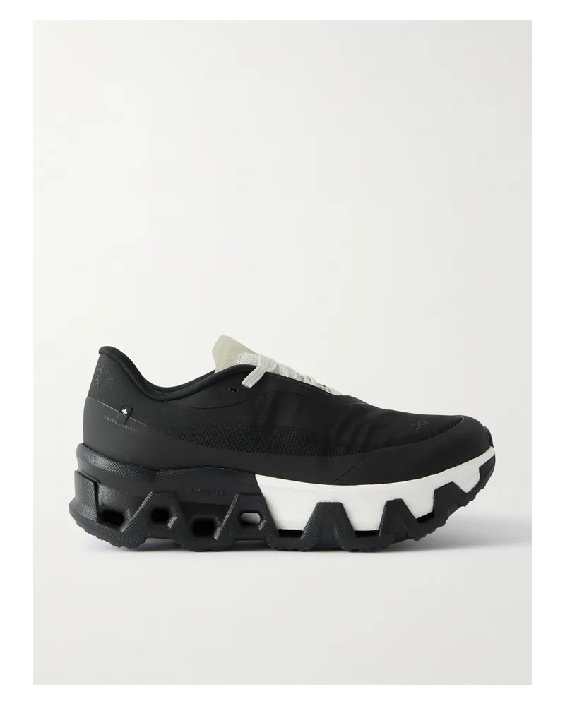 ON Post Archive Faction Cloudmonster Hyper Sneakers Aus Mesh Mit Gummibesätzen - Schwarz Schwarz