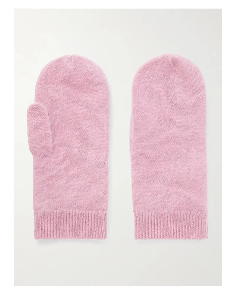 Lisa Yang Fäustlinge Aus Gebürstetem Kaschmir - Pink Pink