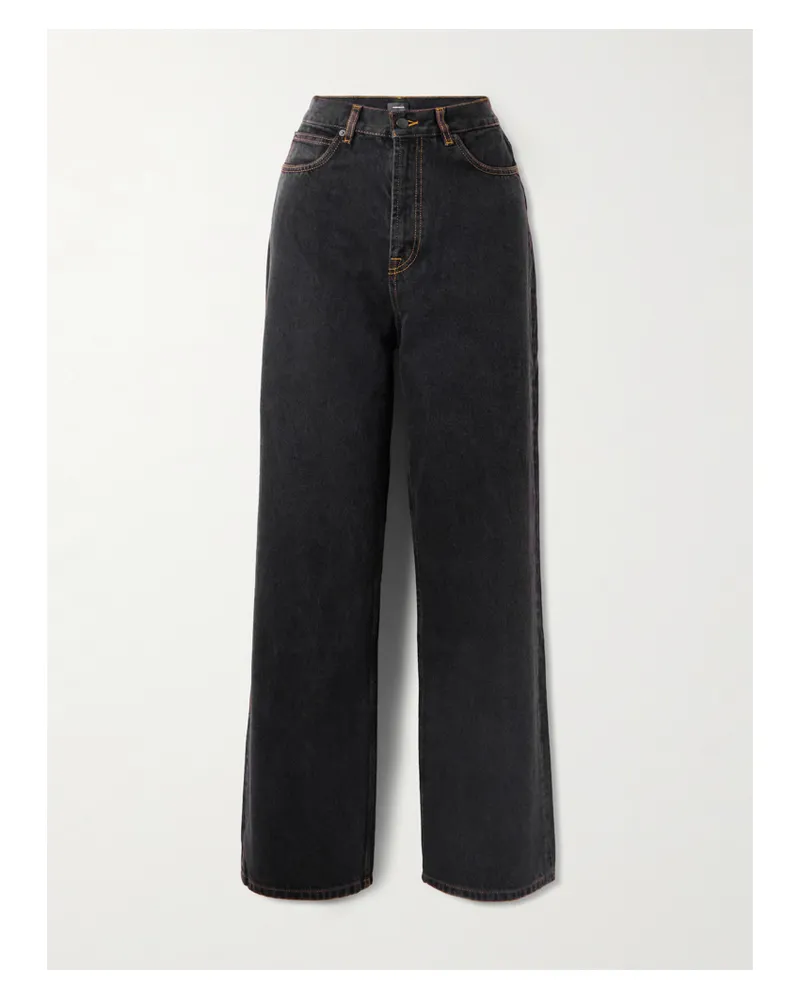 WARDROBE.NYC Tief Sitzende Boyfriend-jeans - Schwarz Schwarz
