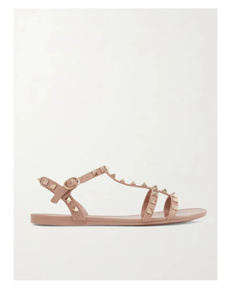 Valentino Garavani Valentino Garavani Rockstud Sandalen Aus Gummi - Pink Pink