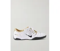 T90 Sneakers Aus Leder In Metallic-optik - Weiß