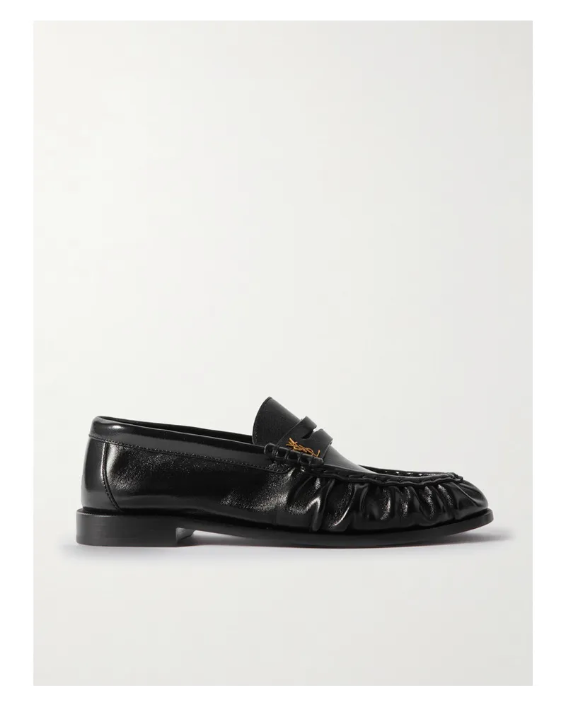 Saint Laurent Le Loafer Loafers aus Leder Schwarz