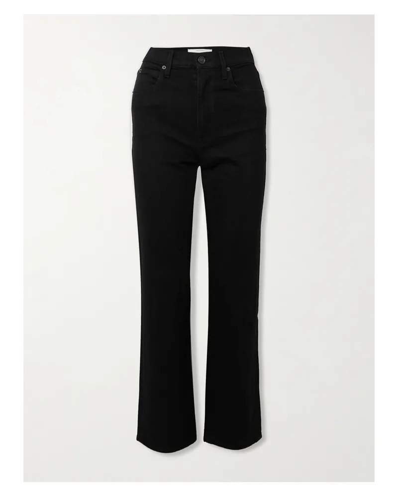 SLVRLAKE London Hoch Sitzende Jeans Mit Geradem Bein - Schwarz Schwarz