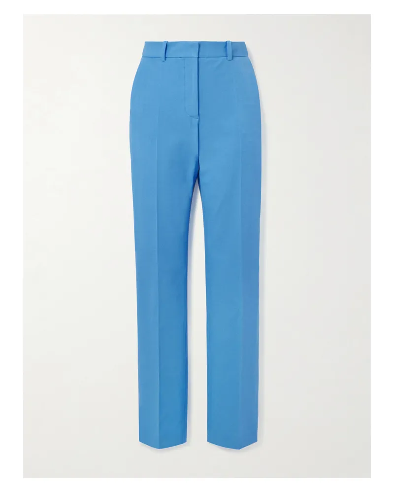 Joseph Coleman Hose Mit Geradem Bein Aus Gabardine - Blau Blau