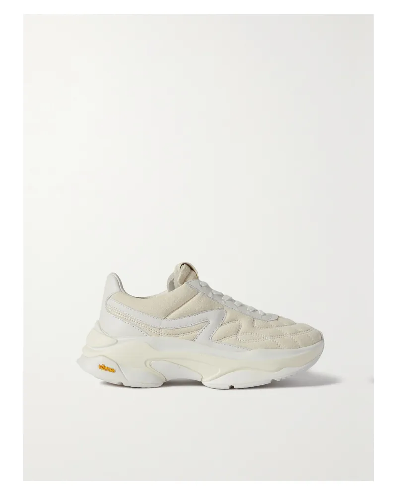 Rag & Bone Legacy Runner Sneakers Aus Veloursleder Mit Lederbesätzen - Creme Creme