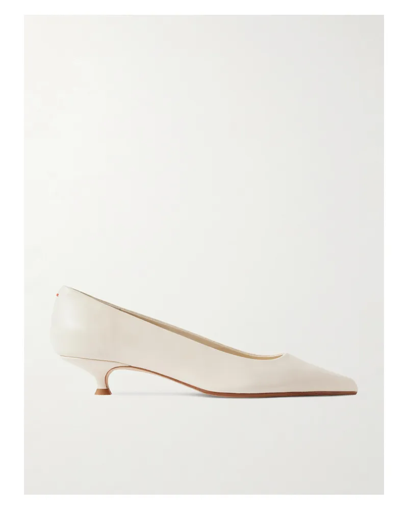 aeyde Cari Pumps Aus Leder - Creme Creme
