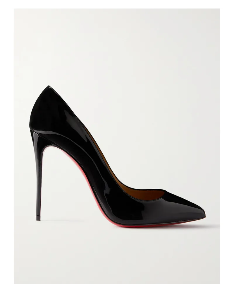 Christian Louboutin Pigalle Follies 100 Pumps aus Lackleder Schwarz