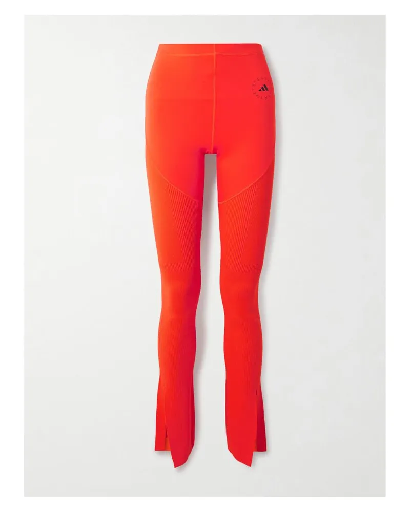 adidas Truestrength Leggings Aus Stretch-material - Rot Rot