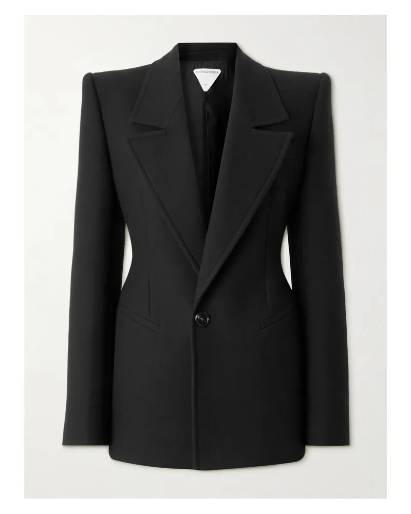 Bottega Veneta Jacke Aus Einer Baumwollmischung - Schwarz Schwarz