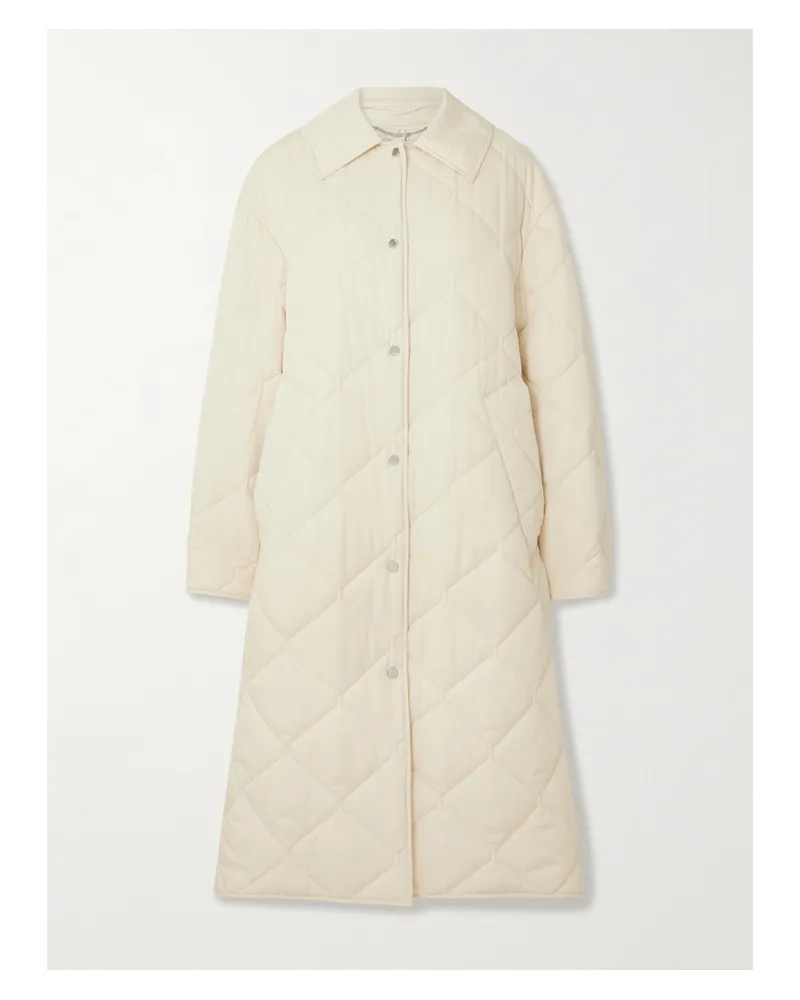 Joseph Penny Quilted Shell Coat - Neutrals Neutrals