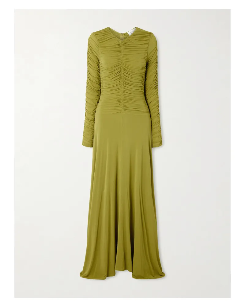 TOVE Eira Robe Aus Jersey Mit Raffungen - Gelb Gelb