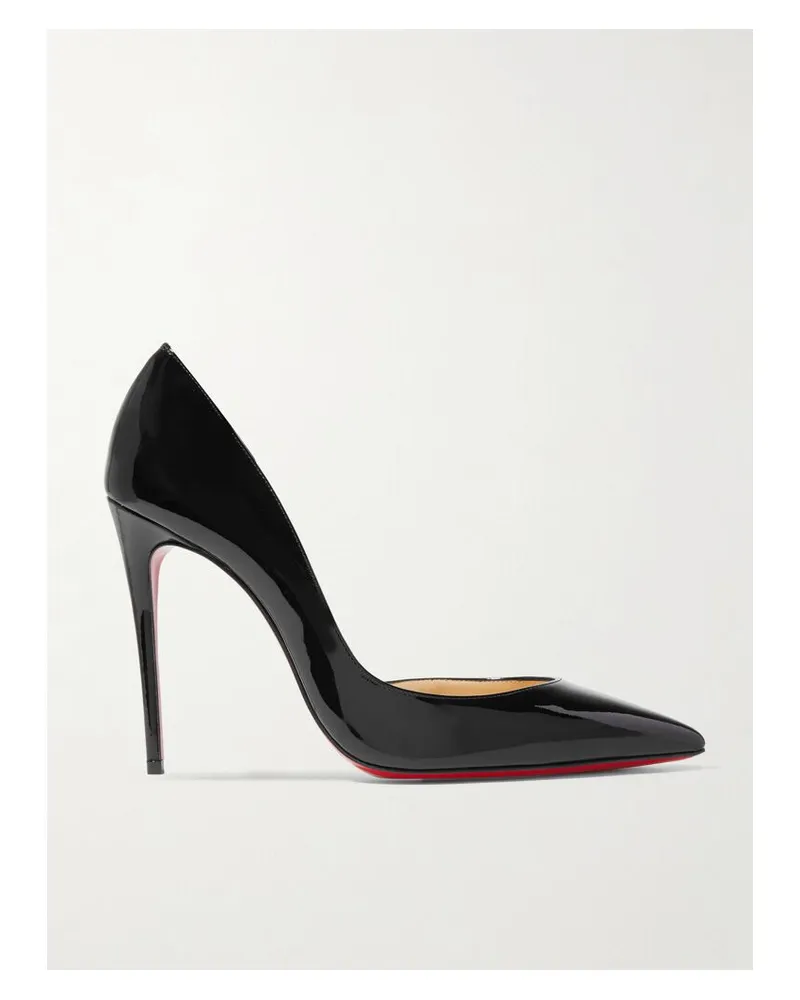 Christian Louboutin Iriza 100 Pumps Aus Lackleder - Schwarz Schwarz