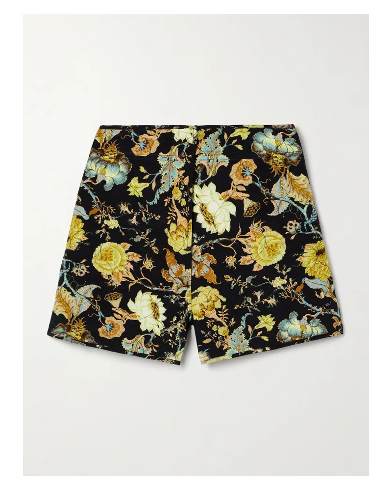 Ulla Johnson Cade Shorts aus Gesteppter Seide Mehrfarbig