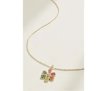 Daisy Happy Face Kette aus 14 Karat