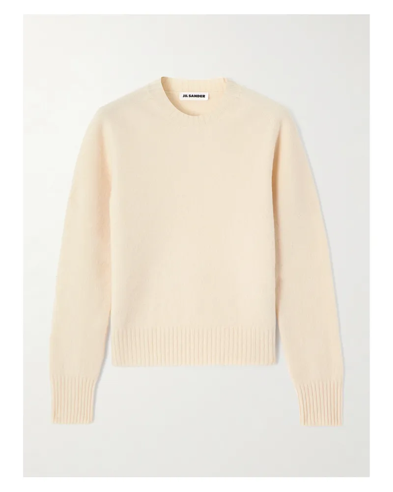 Jil Sander Wollpullover - Creme Creme