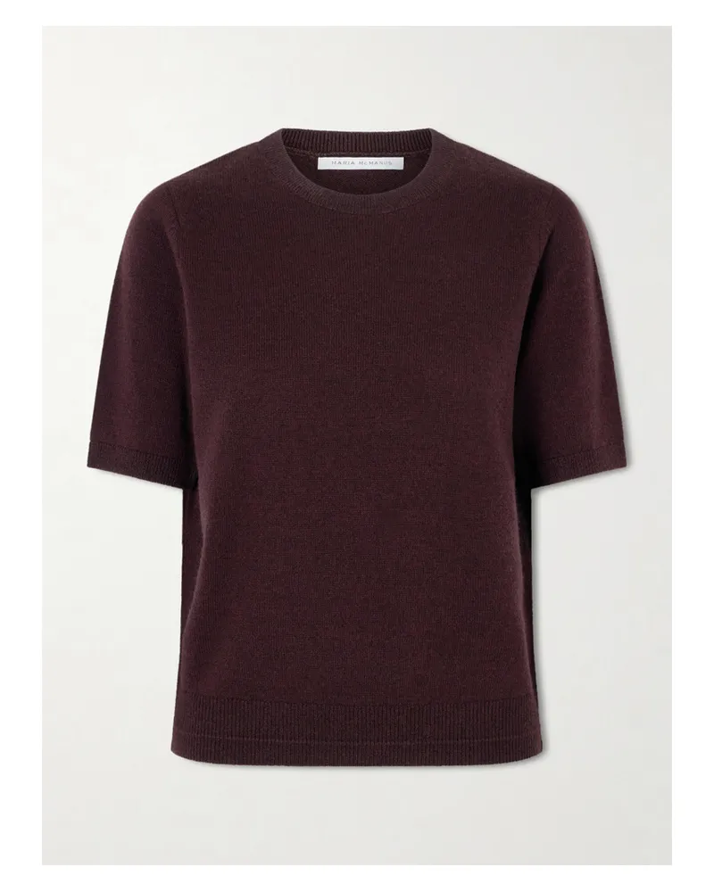 Maria Mcmanus Pullover Aus Einer Kaschmir-baumwollmischung - Lila Lila