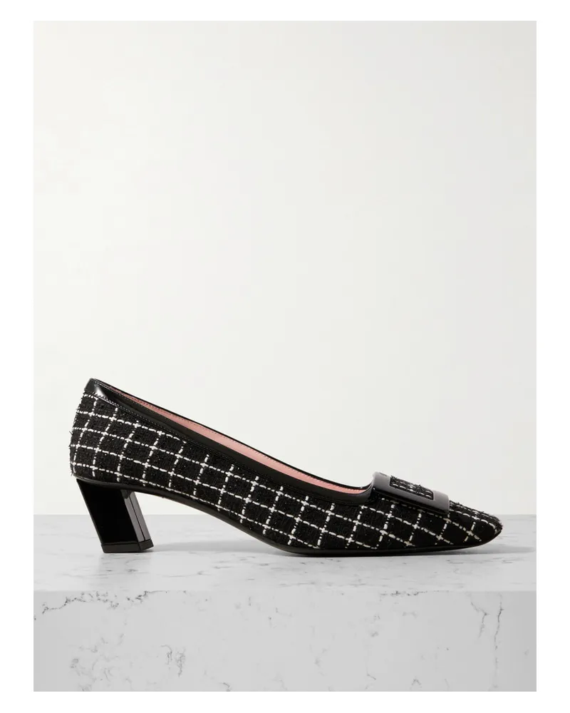 Roger Vivier Belle Vivier Pumps aus Tweed Schwarz