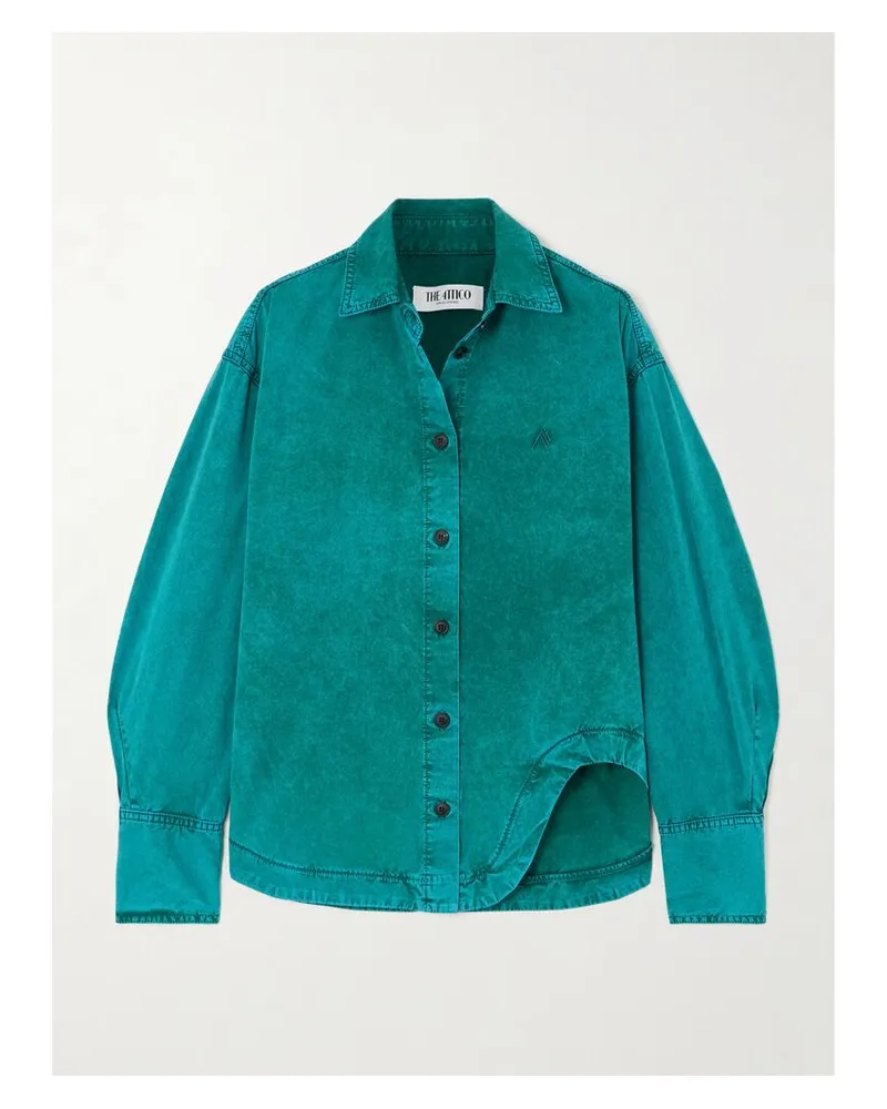 ATTICO Jeanshemd - Blau Blau