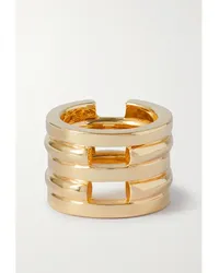 Jennifer Fisher Multi Stack farbener Ring Gold