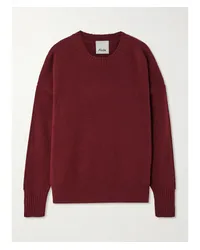 ALLUDE Kaschmirpullover Rot