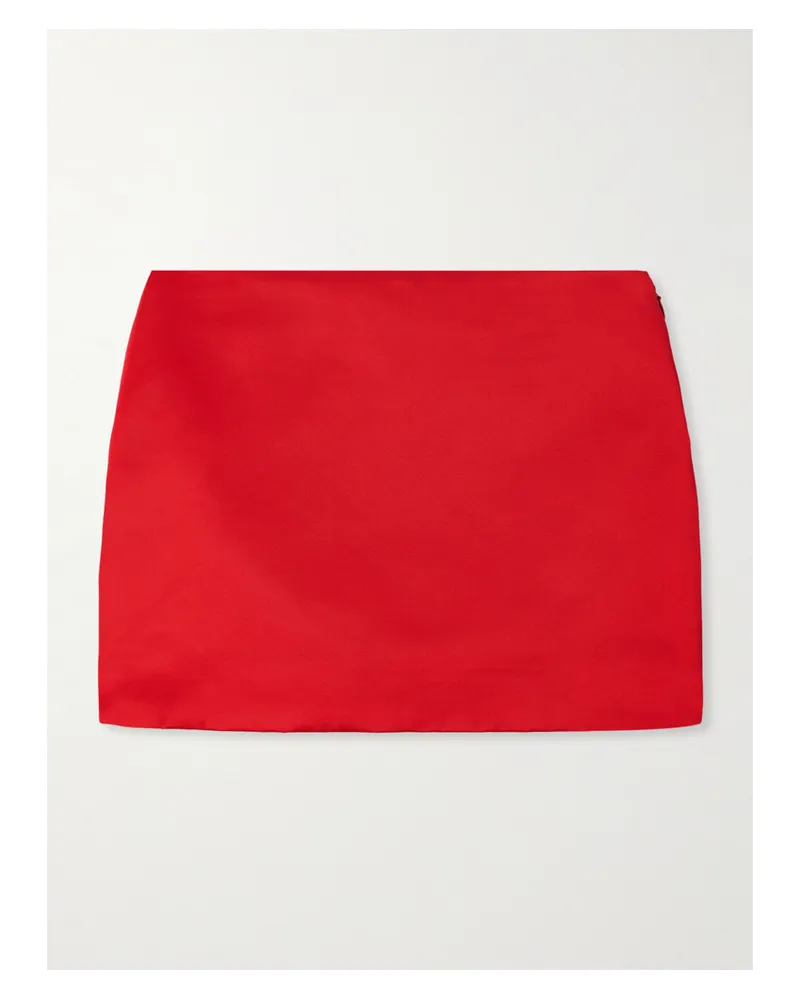 Givenchy Minikleid Aus Seidengabardine - Rot Rot