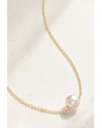 Mikimoto Kette aus 18 Karat Gold mit Perle Weiß