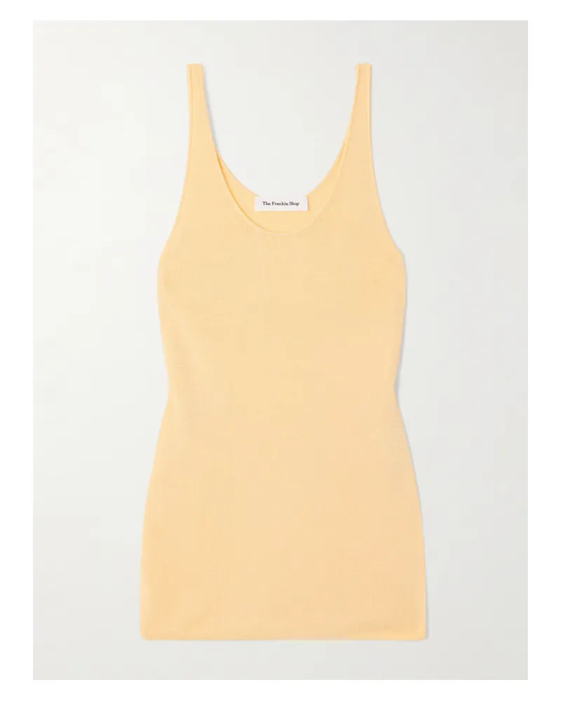 FRANKIE Shop Rivo Tanktop Aus Strick - Gelb Gelb