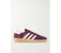 Handball Spezial Sneakers Aus Veloursleder Mit Lederbesätzen - Burgunder
