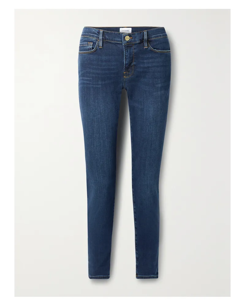 Frame Denim Le Garcon Verkürzte Boyfriend-jeans - Blau Blau