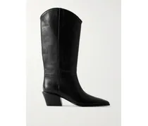 Bettina Cowboystiefel Aus Leder - Schwarz