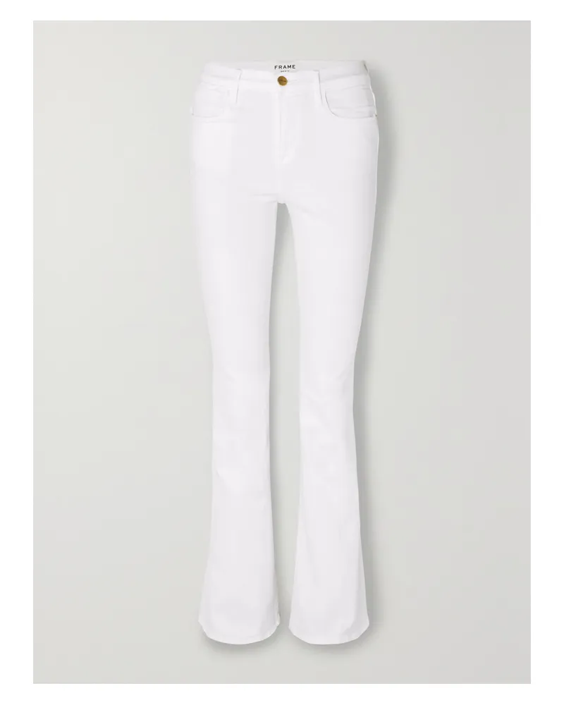 Frame Denim Le High Flare Jeans - Weiß Weiß