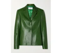 Blazer Aus Leder - Grün