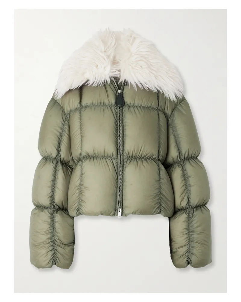 Jil Sander Steppjacke Aus Wattiertem Shell - Grün Grün