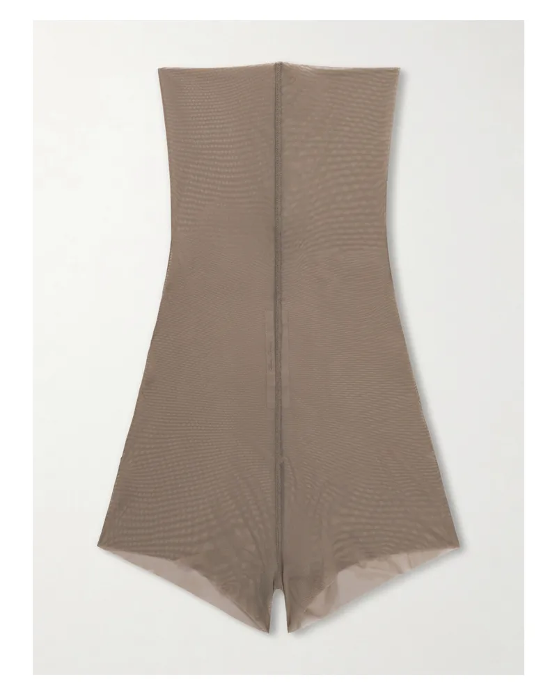 Rick Owens Stretch-mesh Shorts - Gray Gray