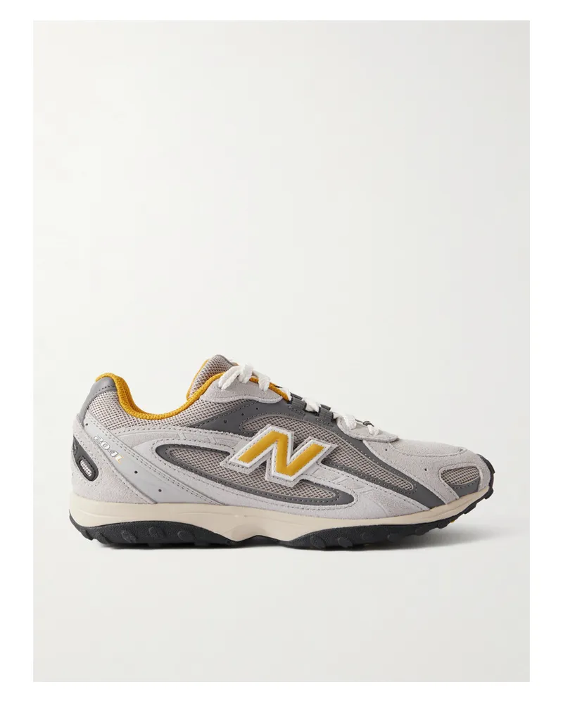 New Balance 204l Sneakers Aus Mesh Mit Besätzen Aus Leder Und Veloursleder - Grau Grau
