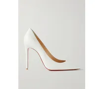 Kate 100 Pumps Aus Leder - Weiß