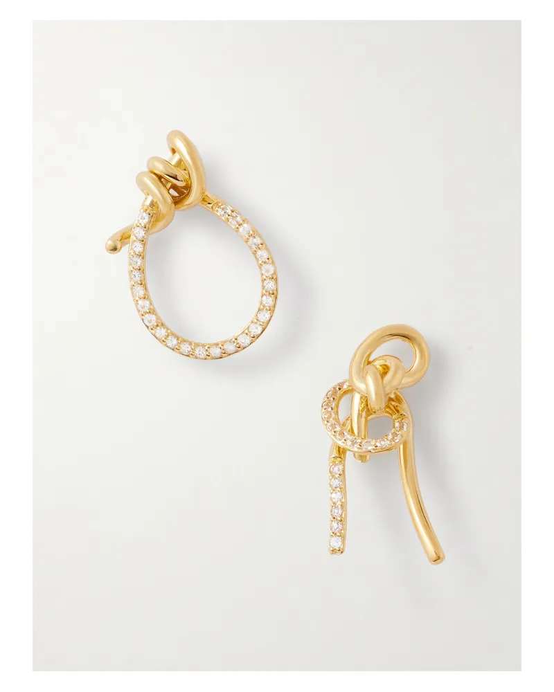Completedworks Notsobig Thread Ii Ohrringe Aus Recyceltem Gold-vermeil Mit Topasen Gold
