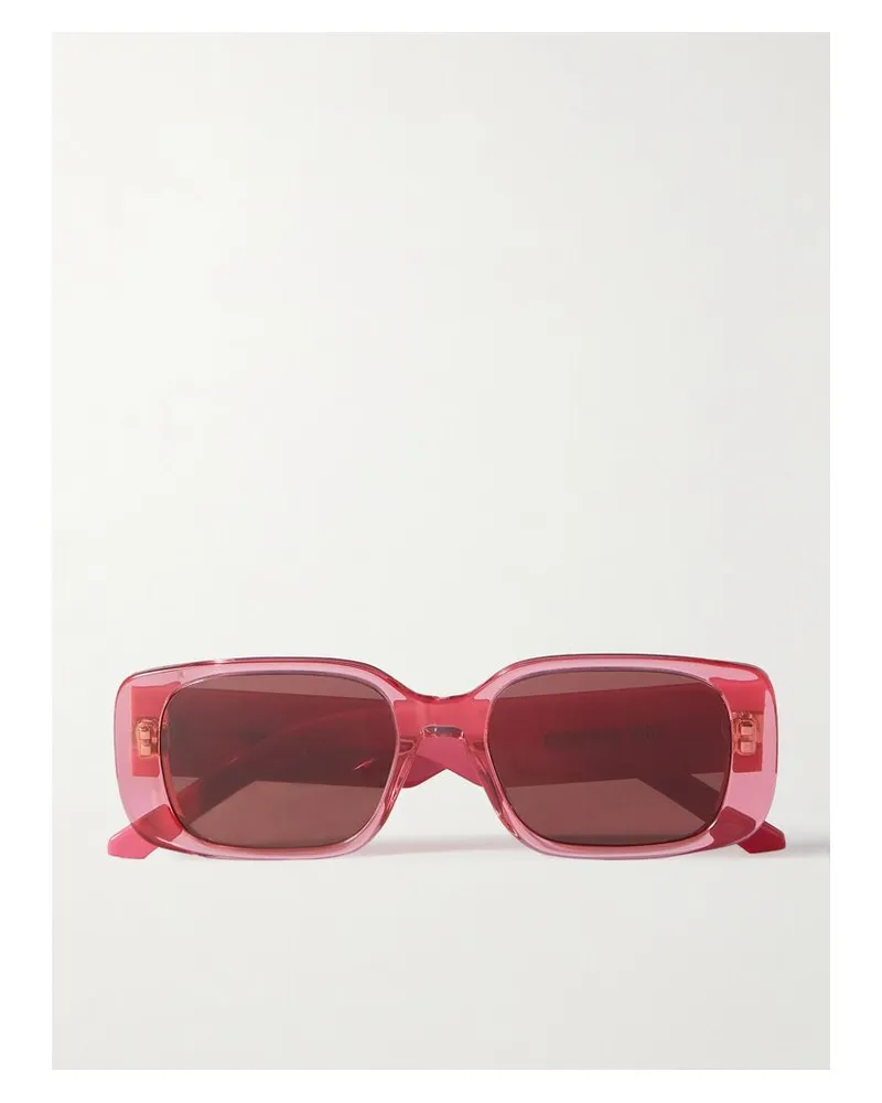 Dior Wildior S2u Sonnenbrille Mit Eckigem Rahmen Aus Azetat - Pink Pink